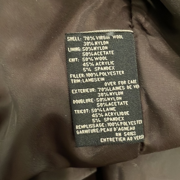 Cole Haan Black Pea Coat - Picture 4 of 4